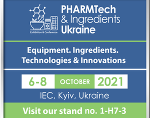 Добро пожаловать на наш стенд № 1-H7-3 на Pharmtech & Ingredients Ukraine 2021!