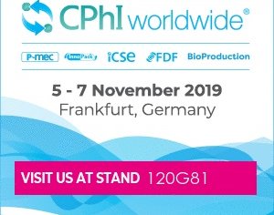 Посетите наш стенд № 120G81 на CPhI Frankfurt 2019!