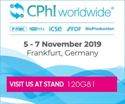 Посетите наш стенд № 120G81 на CPhI Frankfurt 2019!