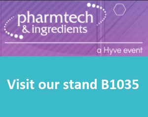 Посетите наш стенд № B1035 на Pharmtech & Ingredients 2020!