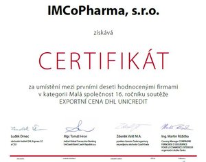 Результаты 16-ой ежегодной премии «Экспорт DHL Unicredit»